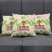 Samoa AIGA Floral Theme Pillow Cover Always In God's Arms