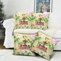 Samoa AIGA Floral Theme Pillow Cover Always In God's Arms