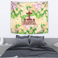 Samoa AIGA Floral Theme Tapestry Always In God's Arms