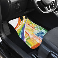 Pasifika Samoa Siapo Malu Tattoo Inspired Car Mats Fa'afafine Rainbow Theme