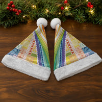 Pasifika Samoa Siapo Malu Tattoo Inspired Christmas Santa Hat Fa'afafine Rainbow Theme