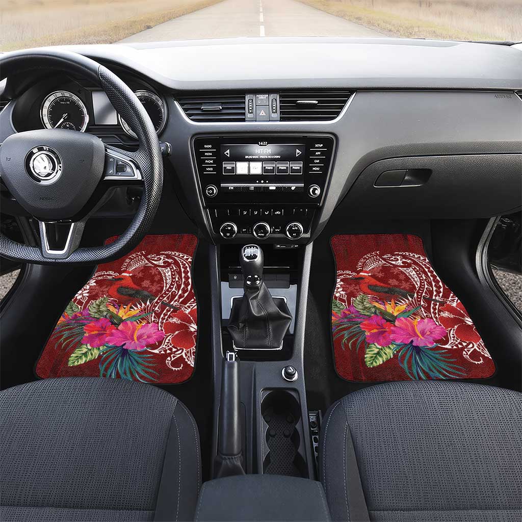 Personalized Samoa Meri Krisimasi Car Mats Segasegamau'u Mix Siapo