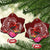 Personalized Samoa Meri Krisimasi Ceramic Ornament Segasegamau'u Mix Siapo