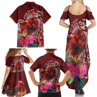 Personalized Samoa Meri Krisimasi Family Matching Summer Maxi Dress and Hawaiian Shirt Segasegamau'u Mix Siapo LT7 - Polynesian Pride