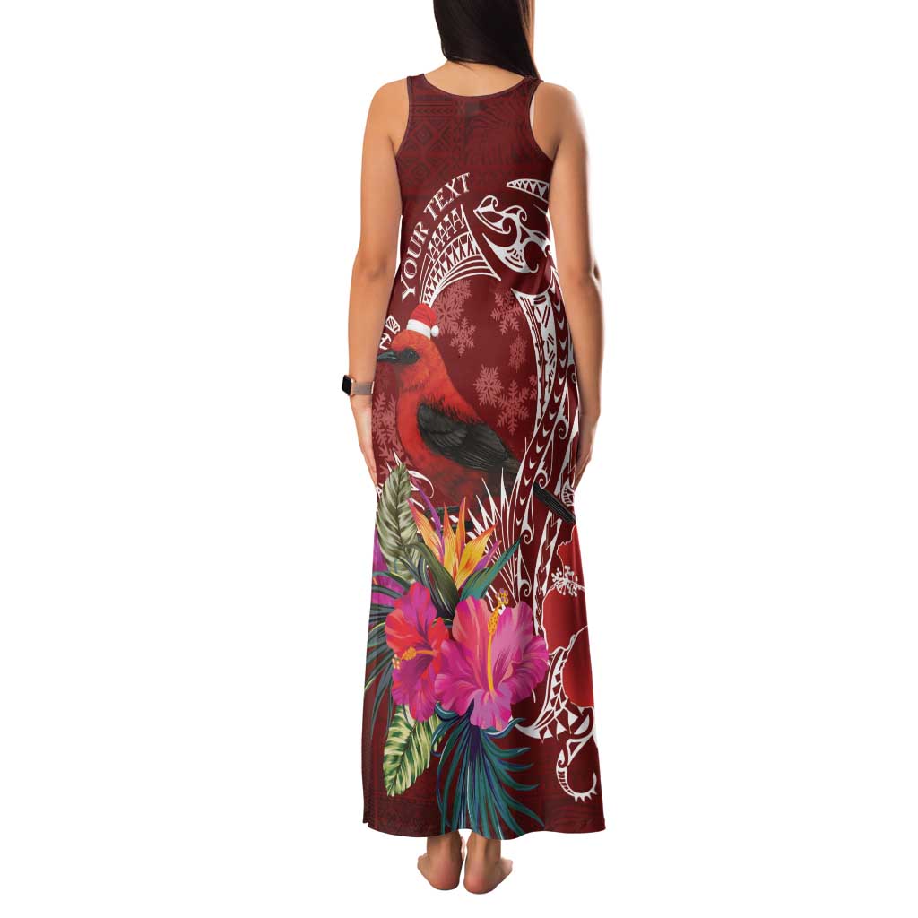 Personalized Samoa Meri Krisimasi Family Matching Tank Maxi Dress and Hawaiian Shirt Segasegamau'u Mix Siapo LT7 - Polynesian Pride