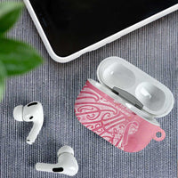 Breast Cancer Awareness Maori AirPods Case Kia Kaha Kia Maia Kia Manawanui LT7 - Polynesian Pride