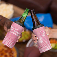 Breast Cancer Awareness Maori 4 in 1 Can Cooler Tumbler Kia Kaha Kia Maia Kia Manawanui LT7 - Polynesian Pride
