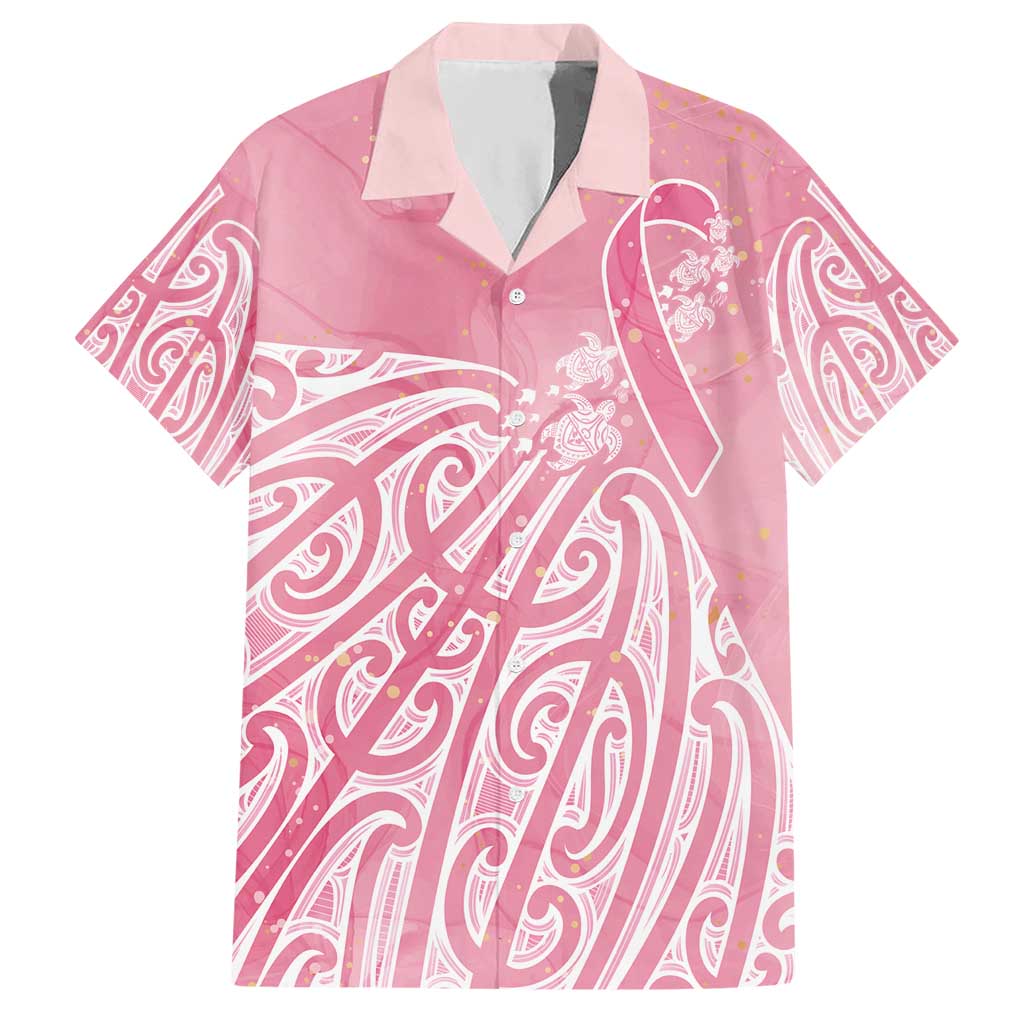 Breast Cancer Awareness Maori Hawaiian Shirt Kia Kaha Kia Maia Kia Manawanui LT7 Pink - Polynesian Pride