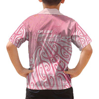 Breast Cancer Awareness Maori Hawaiian Shirt Kia Kaha Kia Maia Kia Manawanui LT7 - Polynesian Pride