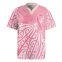 Breast Cancer Awareness Maori Rugby Jersey Kia Kaha Kia Maia Kia Manawanui LT7 Pink - Polynesian Pride