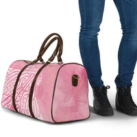 Breast Cancer Awareness Maori Travel Bag Kia Kaha Kia Maia Kia Manawanui LT7 - Polynesian Pride