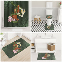 Aloha Hawaii Ipu Gourd Mix Maile Lei Bathroom Set Sage Green LT7 - Polynesian Pride