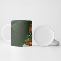 Aloha Hawaii Ipu Gourd Mix Maile Lei Ceramic Mug Sage Green LT7 - Polynesian Pride