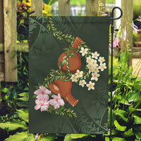 Aloha Hawaii Ipu Gourd Mix Maile Lei Garden Flag Sage Green LT7 Garden Flag Sage Green - Polynesian Pride