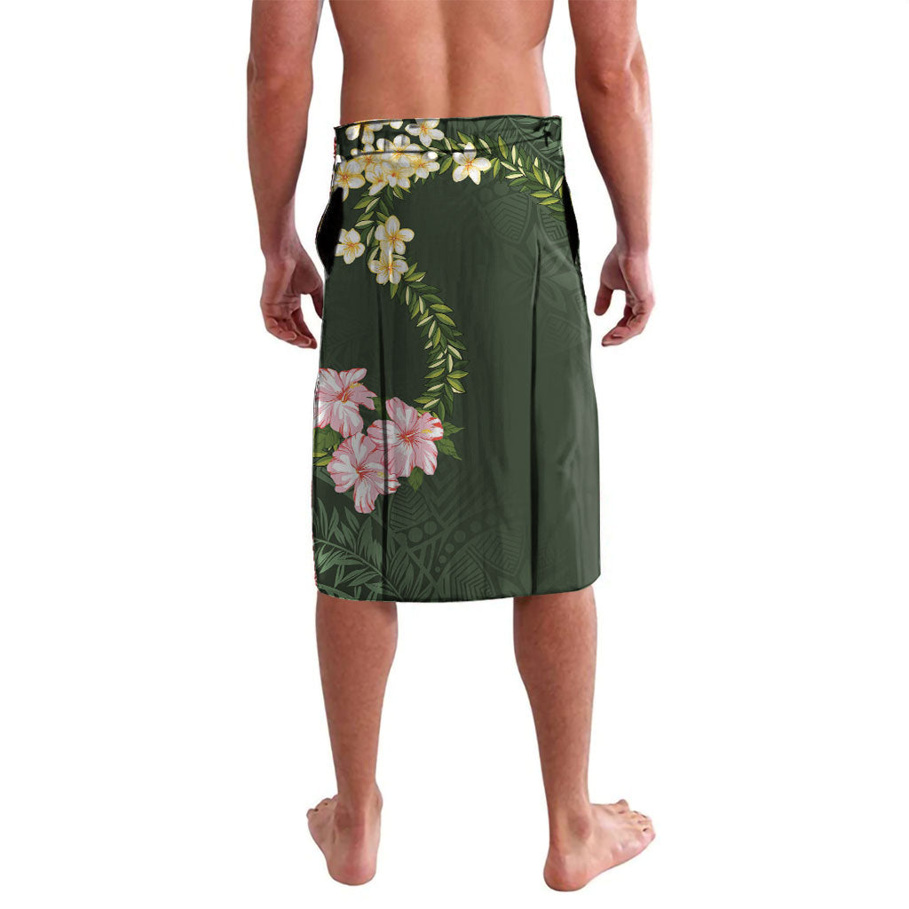 Aloha Hawaii Ipu Gourd Mix Maile Lei Lavalava Sage Green LT7 - Polynesian Pride