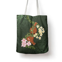 Aloha Hawaii Ipu Gourd Mix Maile Lei Tote Bag Sage Green LT7 - Polynesian Pride
