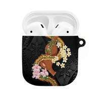 Aloha Hawaii Ipu Gourd Mix ʻĀkulikuli Lei AirPods Case Obsidian Black LT7 Obsidian Black - Polynesian Pride