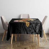 Aloha Hawaii Ipu Gourd Mix ʻĀkulikuli Lei Tablecloth Obsidian Black LT7 - Polynesian Pride
