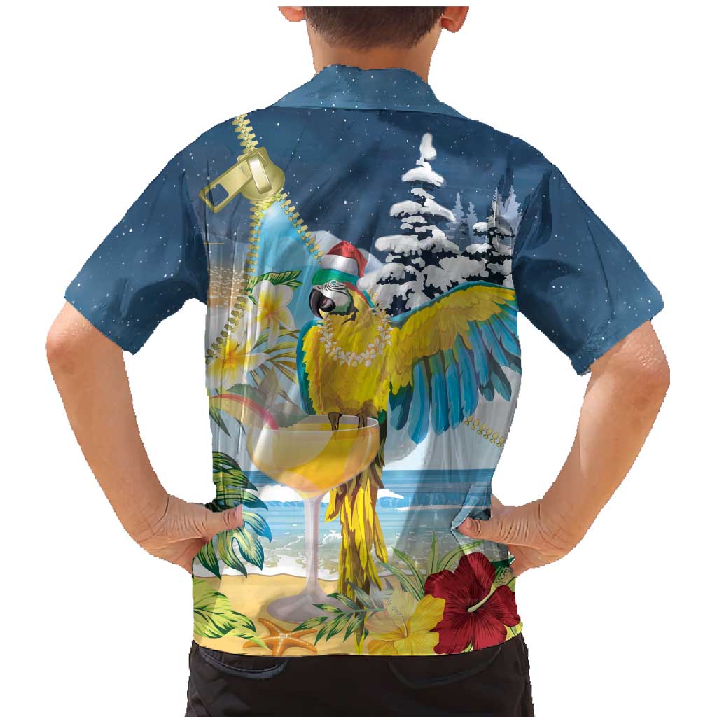 Funny Tropical Christmas Family Matching Mermaid Dress and Hawaiian Shirt Tis The Season To Get Tipsy LT7 - Polynesian Pride