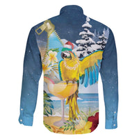 Funny Tropical Christmas Family Matching Off The Shoulder Long Sleeve Dress and Hawaiian Shirt Tis The Season To Get Tipsy LT7 - Polynesian Pride