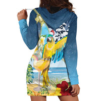 Funny Tropical Christmas Hoodie Dress Tis The Season To Get Tipsy LT7 - Polynesian Pride
