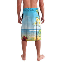 Funny Tropical Christmas Lavalava Tis The Season To Get Tipsy