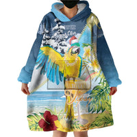 Funny Tropical Christmas Wearable Blanket Hoodie Tis The Season To Get Tipsy LT7 - Polynesian Pride