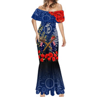 Anzac Mermaid Dress Australia Aboriginal Mix New Zealand Slouch Hats LT7 - Polynesian Pride