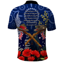 Anzac Polo Shirt Australia Aboriginal Mix New Zealand Slouch Hats LT7 - Polynesian Pride