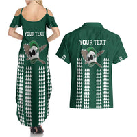 Hawaii Rainbow Warriors Personalized Couples Matching Summer Maxi Dress and Hawaiian Shirt Kakau Ikaika Laau Pama LT7 - Polynesian Pride