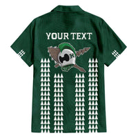 Hawaii Rainbow Warriors Personalized Family Matching Off Shoulder Short Dress and Hawaiian Shirt Kakau Ikaika Laau Pama LT7 - Polynesian Pride