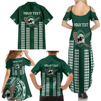 Hawaii Rainbow Warriors Personalized Family Matching Summer Maxi Dress and Hawaiian Shirt Kakau Ikaika Laau Pama LT7 - Polynesian Pride
