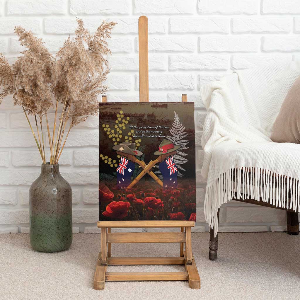 Australia - New Zealand ANZAC Canvas Wall Art Gallipoli ANZAC Cove Landing LT7 - Polynesian Pride