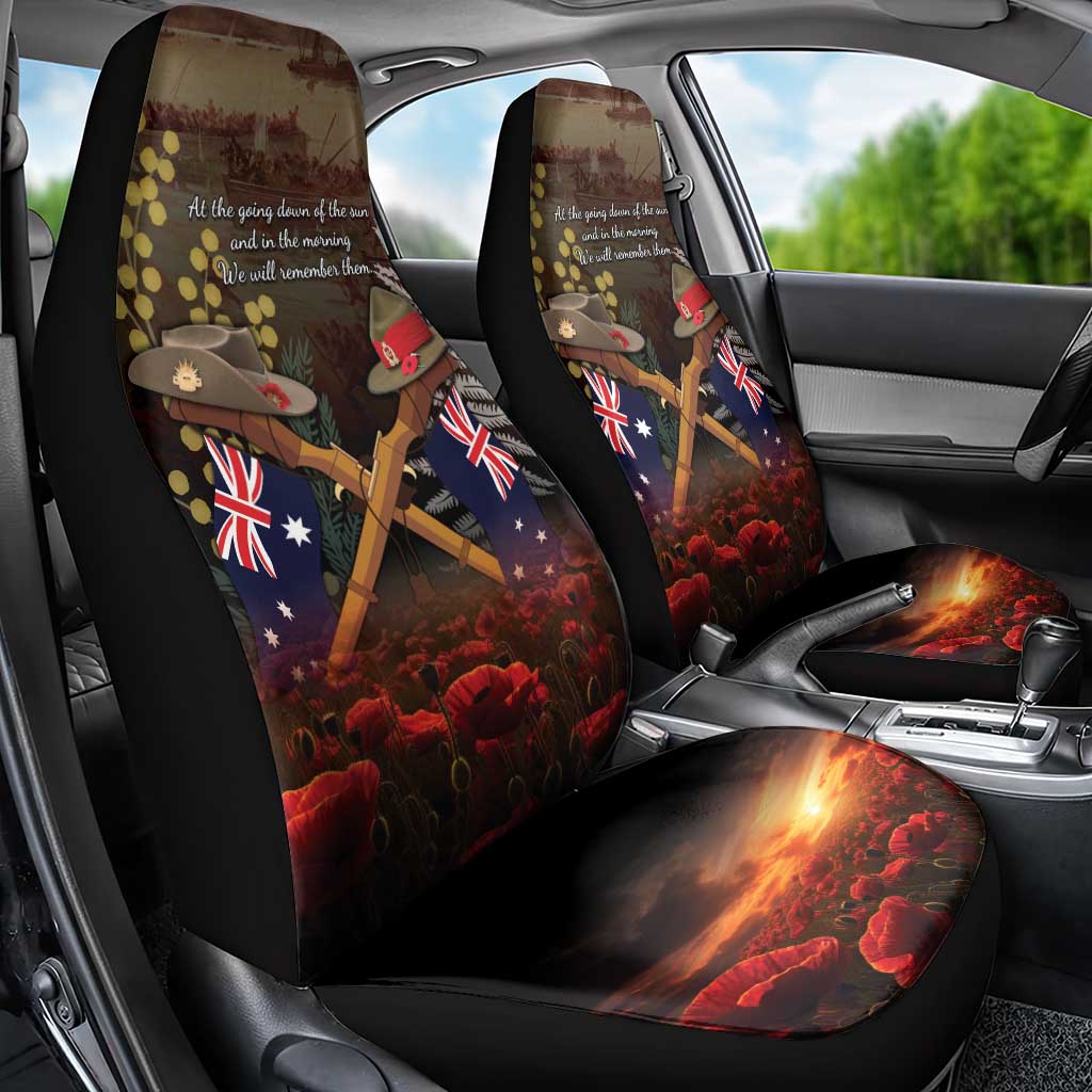 Australia - New Zealand ANZAC Car Seat Cover Gallipoli ANZAC Cove Landing LT7 - Polynesian Pride