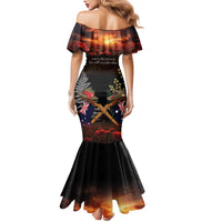 Australia - New Zealand ANZAC Family Matching Mermaid Dress and Hawaiian Shirt Gallipoli ANZAC Cove Landing LT7 - Polynesian Pride