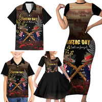 Australia - New Zealand ANZAC Family Matching Short Sleeve Bodycon Dress and Hawaiian Shirt Gallipoli ANZAC Cove Landing LT7 - Polynesian Pride
