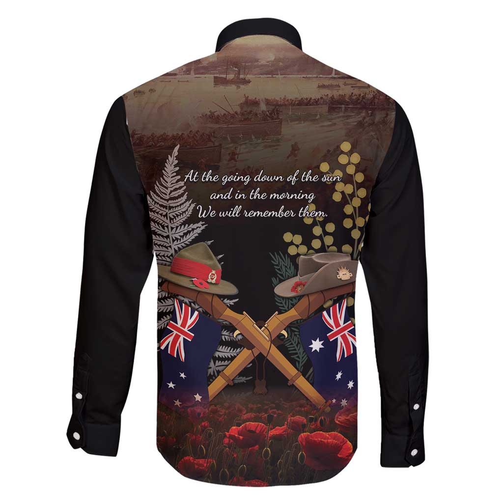 Australia - New Zealand ANZAC Family Matching Short Sleeve Bodycon Dress and Hawaiian Shirt Gallipoli ANZAC Cove Landing LT7 - Polynesian Pride
