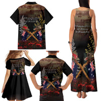 Australia - New Zealand ANZAC Family Matching Tank Maxi Dress and Hawaiian Shirt Gallipoli ANZAC Cove Landing LT7 - Polynesian Pride