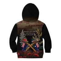Australia - New Zealand ANZAC Kid Hoodie Gallipoli ANZAC Cove Landing LT7 - Polynesian Pride