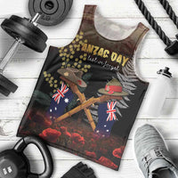 Australia - New Zealand ANZAC Men Tank Top Gallipoli ANZAC Cove Landing LT7 - Polynesian Pride