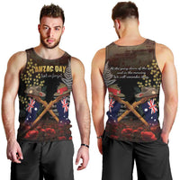 Australia - New Zealand ANZAC Men Tank Top Gallipoli ANZAC Cove Landing LT7 - Polynesian Pride