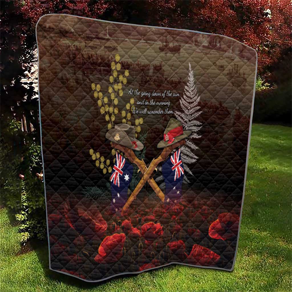 Australia - New Zealand ANZAC Quilt Gallipoli ANZAC Cove Landing LT7 - Polynesian Pride
