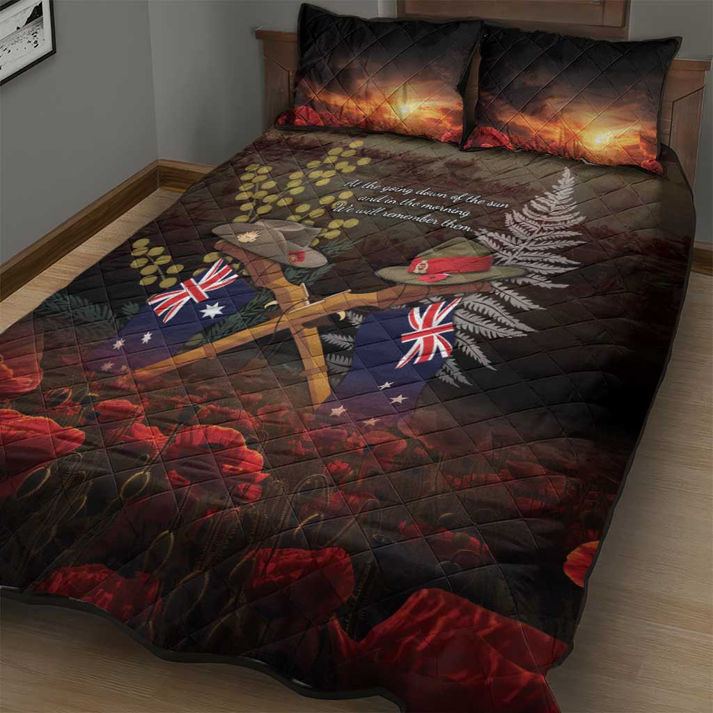 Australia - New Zealand ANZAC Quilt Bed Set Gallipoli ANZAC Cove Landing LT7 - Polynesian Pride