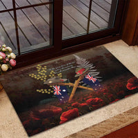 Australia - New Zealand ANZAC Rubber Doormat Gallipoli ANZAC Cove Landing LT7 - Polynesian Pride
