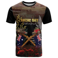 Australia - New Zealand ANZAC T Shirt Gallipoli ANZAC Cove Landing LT7 Black - Polynesian Pride