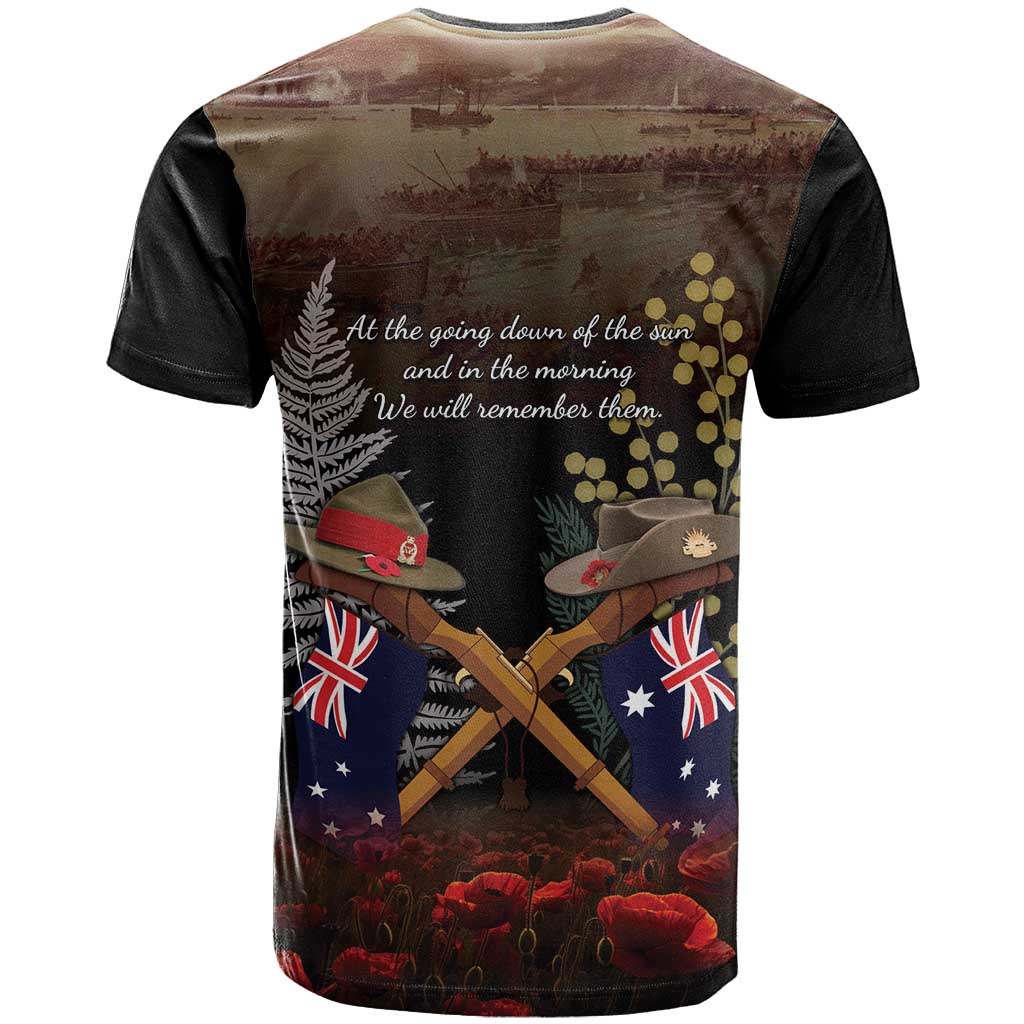 Australia - New Zealand ANZAC T Shirt Gallipoli ANZAC Cove Landing LT7 - Polynesian Pride