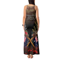 Australia - New Zealand ANZAC Tank Maxi Dress Gallipoli ANZAC Cove Landing LT7 - Polynesian Pride