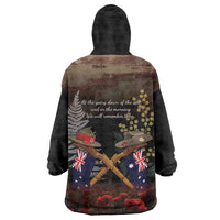 Australia - New Zealand ANZAC Wearable Blanket Hoodie Gallipoli ANZAC Cove Landing LT7 - Polynesian Pride