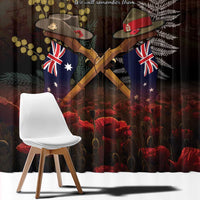 Australia - New Zealand ANZAC Window Curtain - Gallipoli ANZAC Cove Landing LT7 - Polynesian Pride