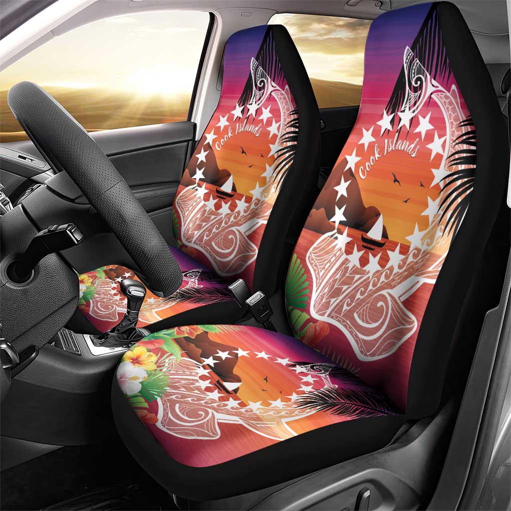 Kia Orana Cook Islands Car Seat Cover Sunset Dream